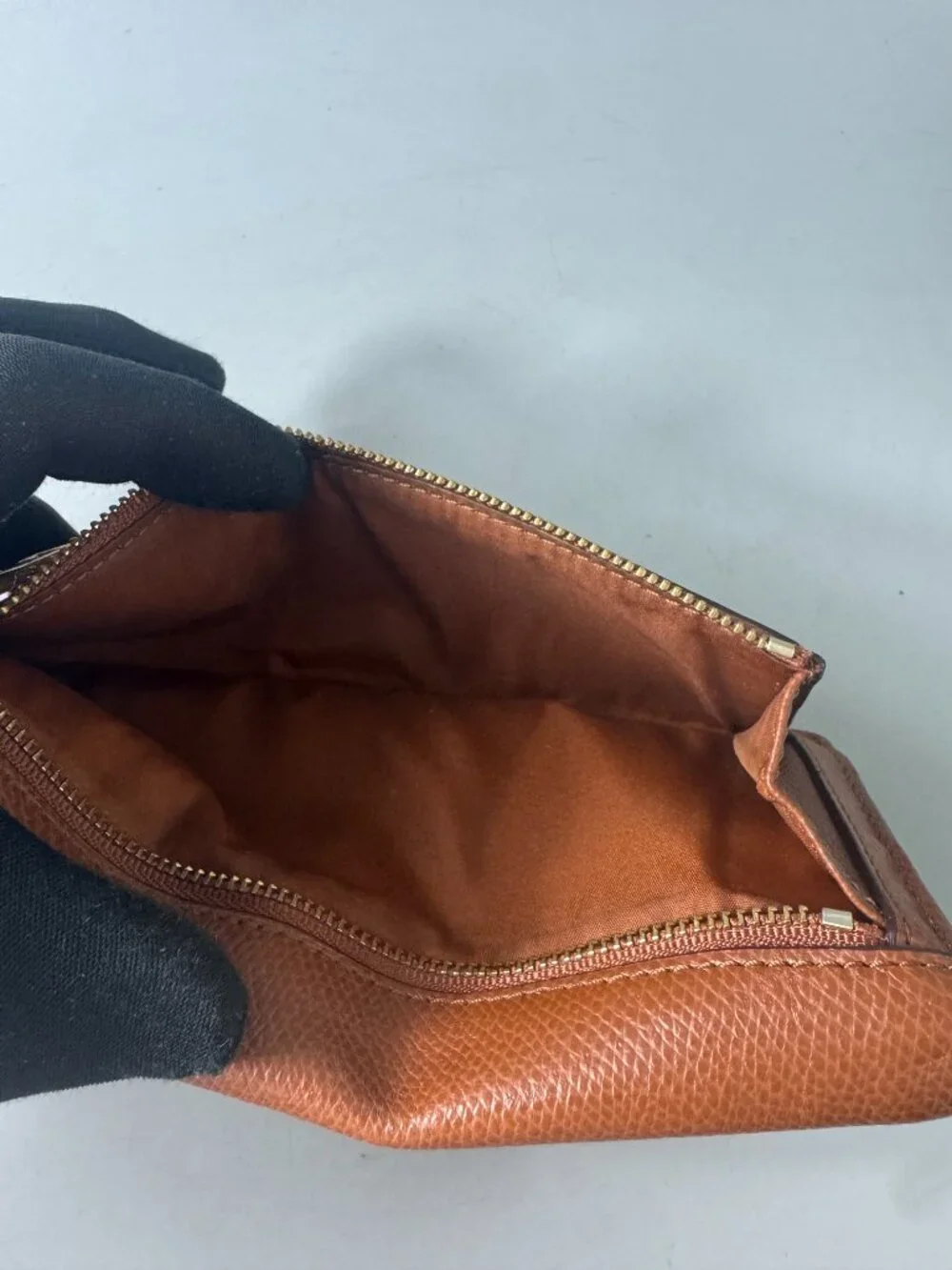 Coach Brown Leather Flap Continental Wallet
